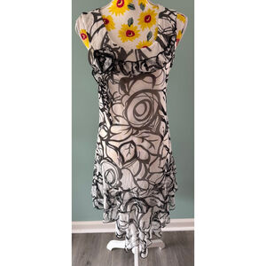 Women's Tango Mango Dress, M, Black & White